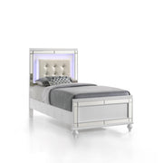 VALENTINO Eastern King-California King K FOOTBOARD & SLATS-WHITE - Sims Furniture