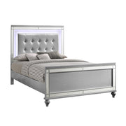 VALENTINO Eastern King-California King K FOOTBOARD & SLATS-SILVER - Sims Furniture