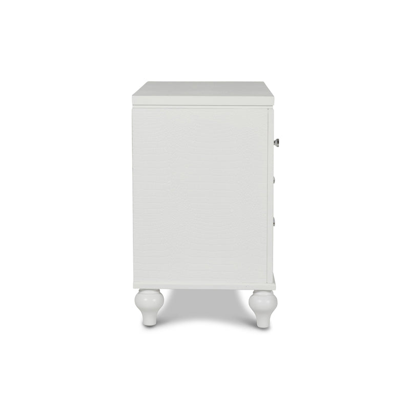 VALENTINO NIGHTSTAND-WHITE