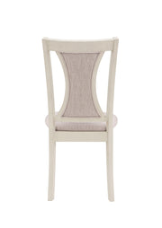 HUDSON 60" RECTANGLE DINING TABLE & 4 CHAIR S-BROWN/CREME - Sims Furniture