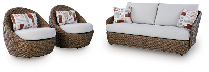 Double Point Outdoor Seating Set - Sims Furniture