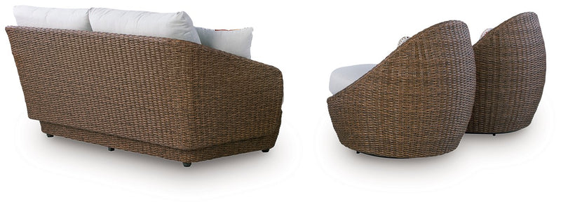 Double Point Outdoor Seating Set - Sims Furniture