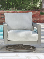 Hurley Park Outdoor Swivel Chair with Cushion - Sims Furniture