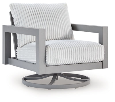 Hurley Park Outdoor Swivel Chair with Cushion - Sims Furniture