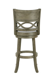 Manchester 29" Bar Stool W/Fabric Cushions-Gray