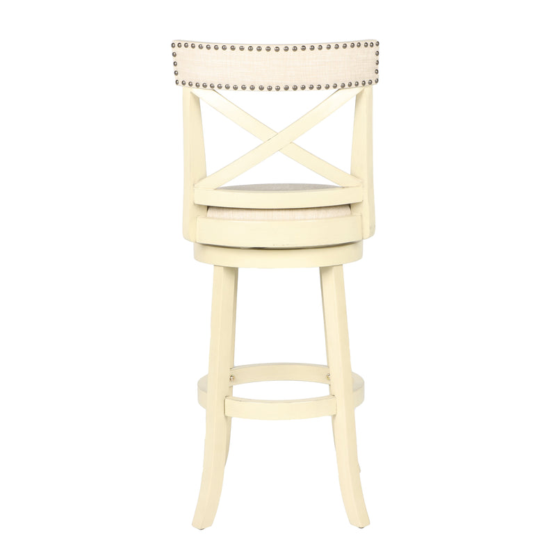 York 29" Bar Stool-White