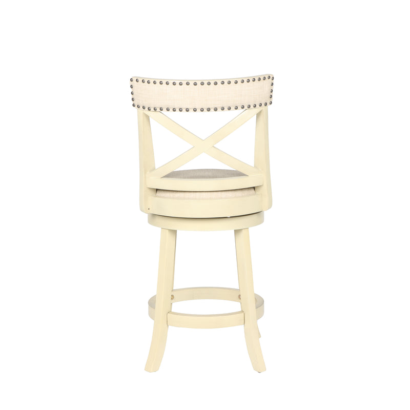 York 24" Counter Stool-White