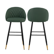 Oliver Green Vegan Leather Bar Chair (2 Per Carton)