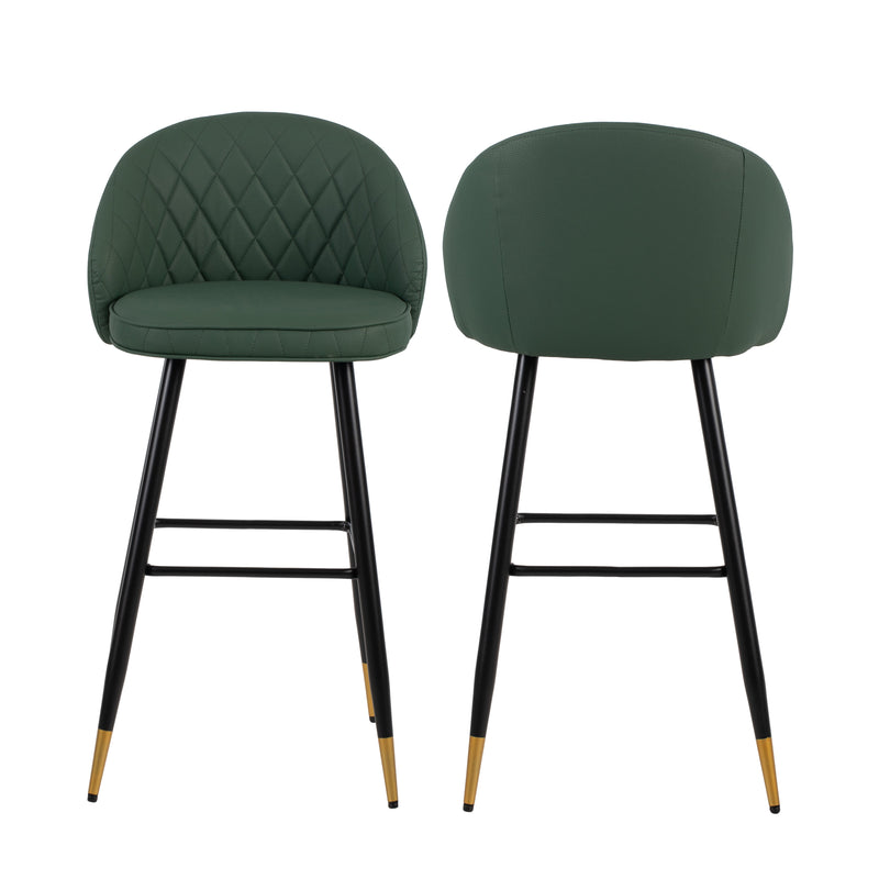 Oliver Green Vegan Leather Bar Chair (2 Per Carton)