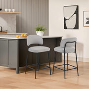 Blythe Ivory Vegan Leather Counter Chair (2 Per Carton)