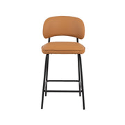 Blythe Orange Vegan Leather Counter Chair (2 Per Carton)