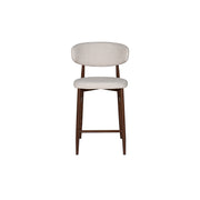 Royce Counter Chair W/Walnut Metal Frame-Beige (2 Per Carton)