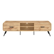Rowan 71" Low Profile Tv Console-Natural