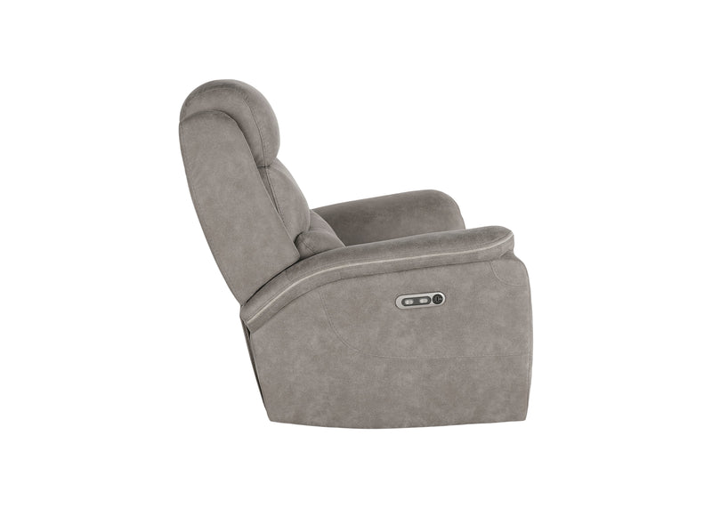 Kamari Glider Recliner W/Pwr Hr & Fr-Gray