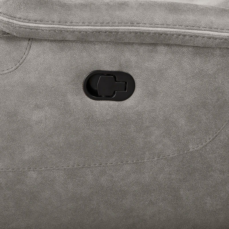 Kamari Raf Loveseat W/One Recliner-Gray