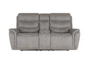 Kamari Console Loveseat W/Pwr Hr & Fr-Gray