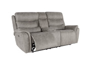 Kamari Console Loveseat W/Pwr Hr & Fr-Gray