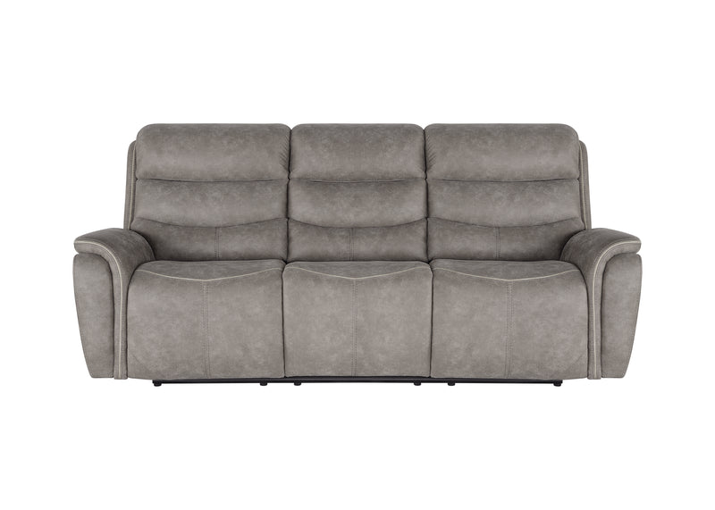 Kamari Sofa W/Dual Recliner-Gray