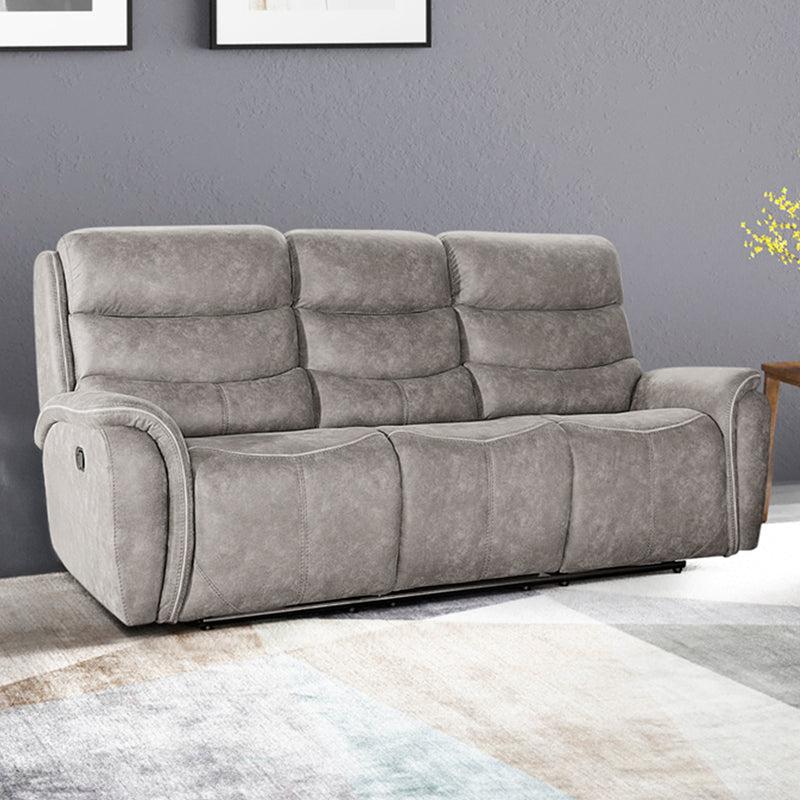Kamari Sofa W/Dual Recliner-Gray