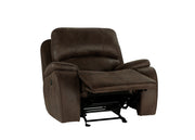 Brookings Glider Recliner-Brown