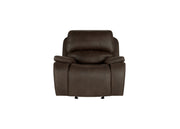 Brookings Glider Recliner W/Pwr Hr & Fr-Brown