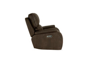 Brookings Glider Recliner W/Pwr Hr & Fr-Brown