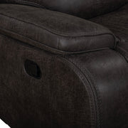 Brookings Sofa W/Dual Recliner-Charcoal