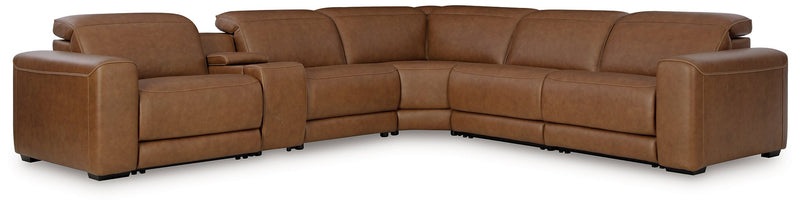 Magic Man 5-Piece Power Reclining Sectional - Sims Furniture