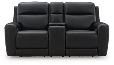 5Z-Relaxation Power Reclining Loveseat with Console - Sims Furniture