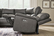 Bleckley Power Reclining Sectional - Sims Furniture