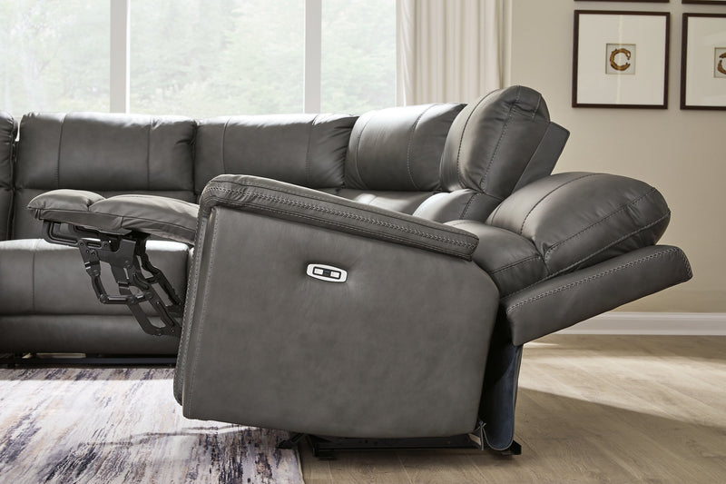 Bleckley Power Reclining Sectional - Sims Furniture