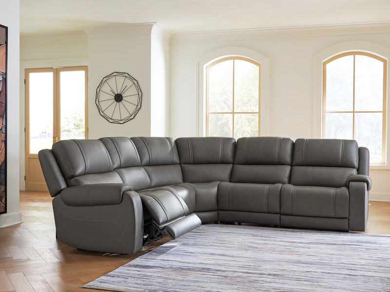 5Z - Pittson Power Reclining Sectional - Sims Furniture