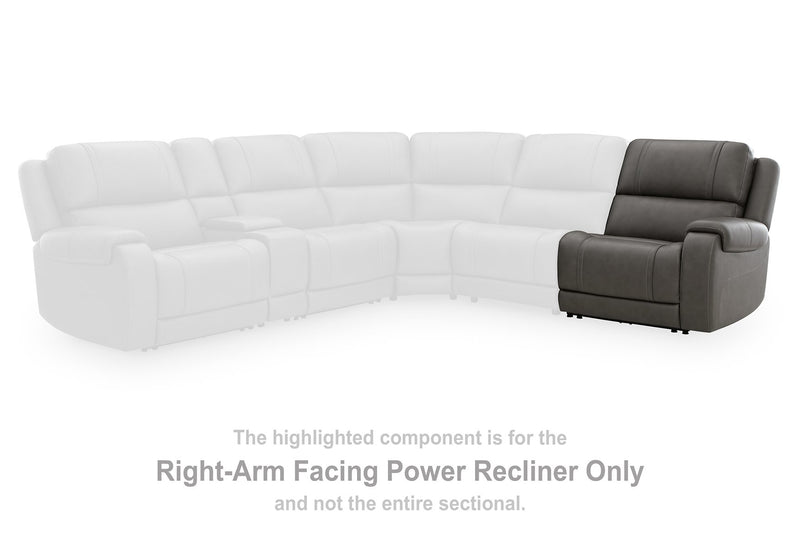5Z - Pittson Power Reclining Sectional - Sims Furniture