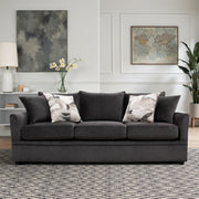 Sylvie Sofa W/4 Accent Pillows-Lush Mink Gray