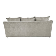 Sylvie Sofa W/4 Accent Pillows-Lush Silver Gray