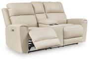Dahlmoore Power Reclining Loveseat with Console - Sims Furniture