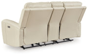 Dahlmoore Power Reclining Loveseat with Console - Sims Furniture