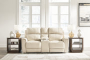 Dahlmoore Power Reclining Loveseat with Console - Sims Furniture