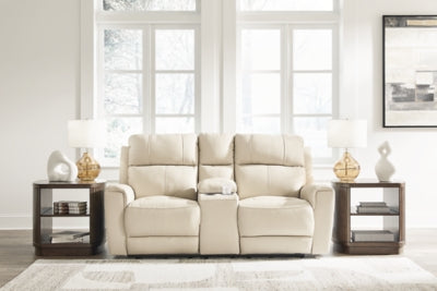 Dahlmoore Power Reclining Loveseat with Console - Sims Furniture