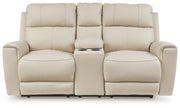 Dahlmoore Power Reclining Loveseat with Console - Sims Furniture
