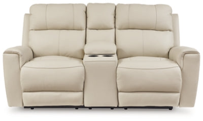 Dahlmoore Power Reclining Loveseat with Console - Sims Furniture
