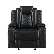 Orion Ii Glider Recliner-Black