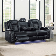 Orion Ii Sofa W/ Pwr Fr & Hr-Black
