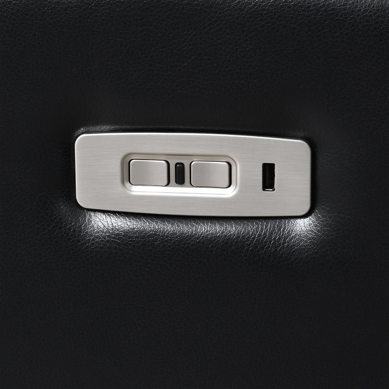 Orion Ii Sofa W/ Pwr Fr & Hr-Black