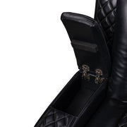 Orion Ii Laf Sofa W/Dual Recliner-Black