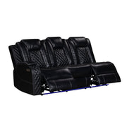 Orion Ii Laf Sofa W/Pwr Fr & Hr-Black