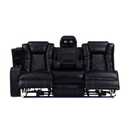Orion Ii Laf Sofa W/Pwr Fr & Hr-Black