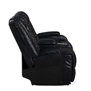 Orion Ii Raf Console Loveseat W/ Pwr Fr & Hr-Black