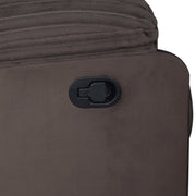 Willow Console Loveseat W/ Dual Recliners-Brown