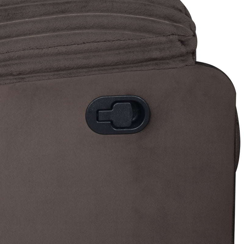 Willow Console Loveseat W/ Dual Recliners-Brown